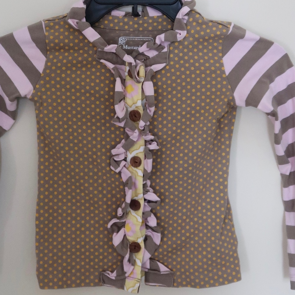 Mustard Pie Long Sleeve Girls Top sz 4T